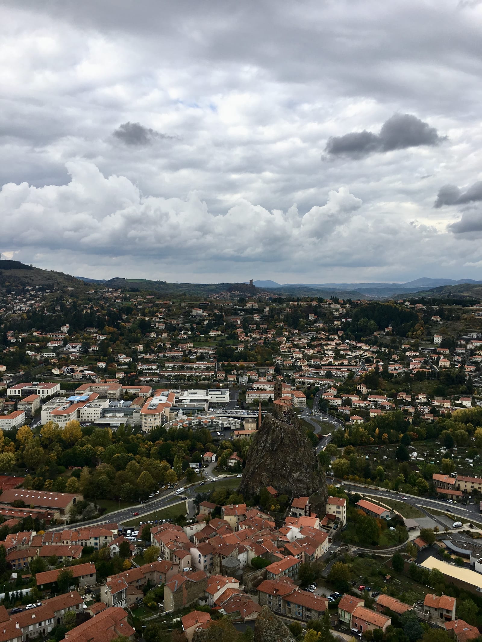 Vue sur la ville de Le Puy en Velay