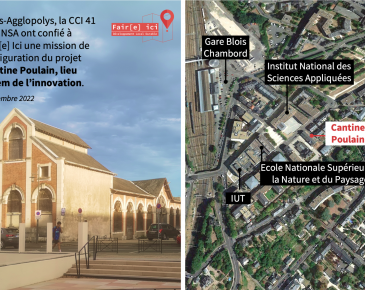 La Cantine Poulain, futur lieu totem de l&#039;innovation à Blois