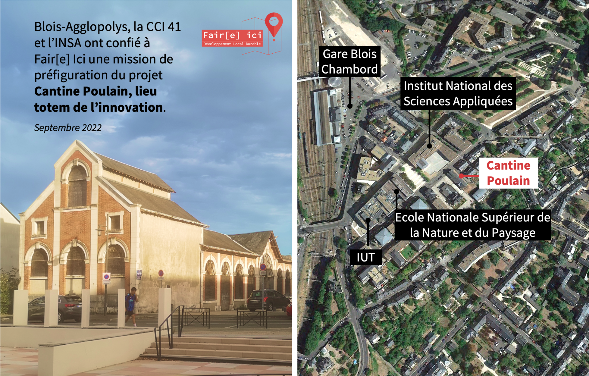 La Cantine Poulain, futur lieu totem de l'innovation à Blois